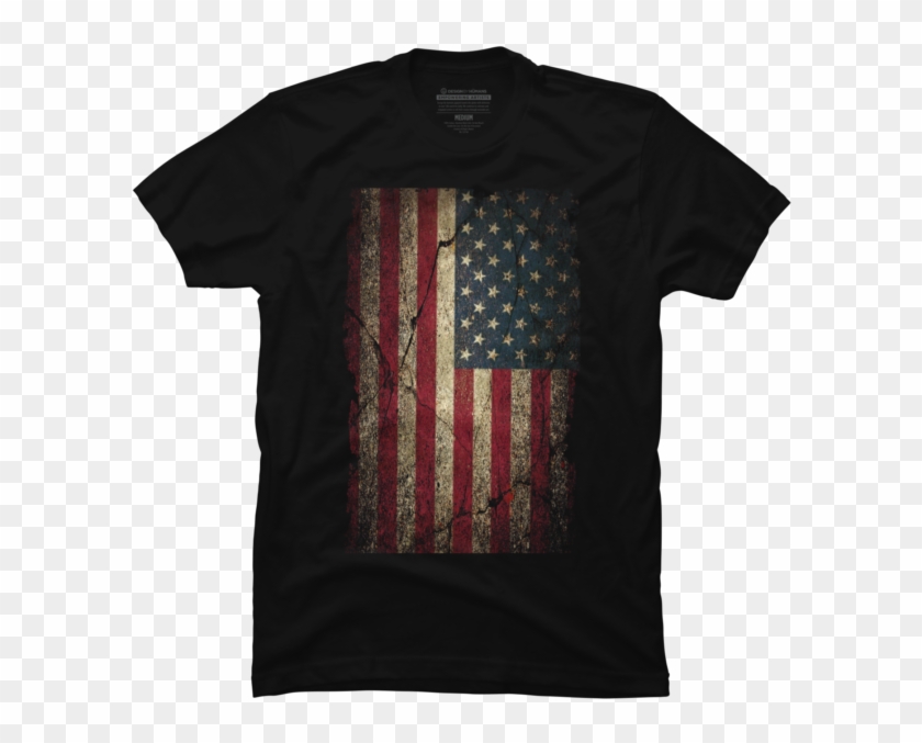 American Flag Ripped Grunge - Queen Don T Stop Me Now Shirt, HD Png ...