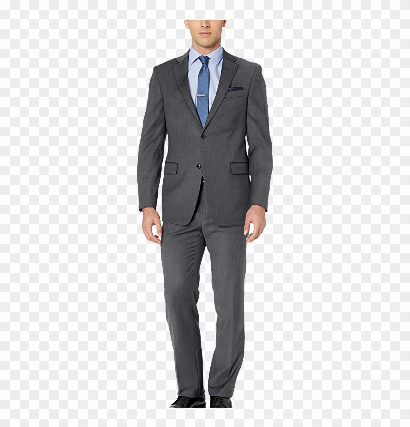 Modern Fit Charcoal Grey Suit By Tommy Hilfiger - Grey Suits, HD Png ...