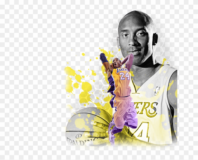 Download Kobe Bryant Cartoon Black Background Wallpaper
