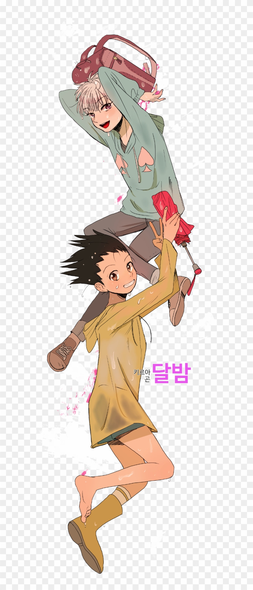 Killua Zoldyck And Gon Freecs Hunter X Hunter Cartoon Hd Png