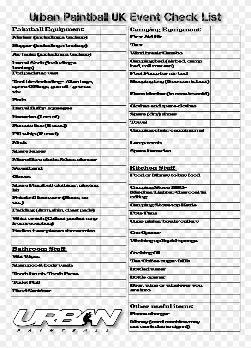 Receiving Inspection Checklist 1329