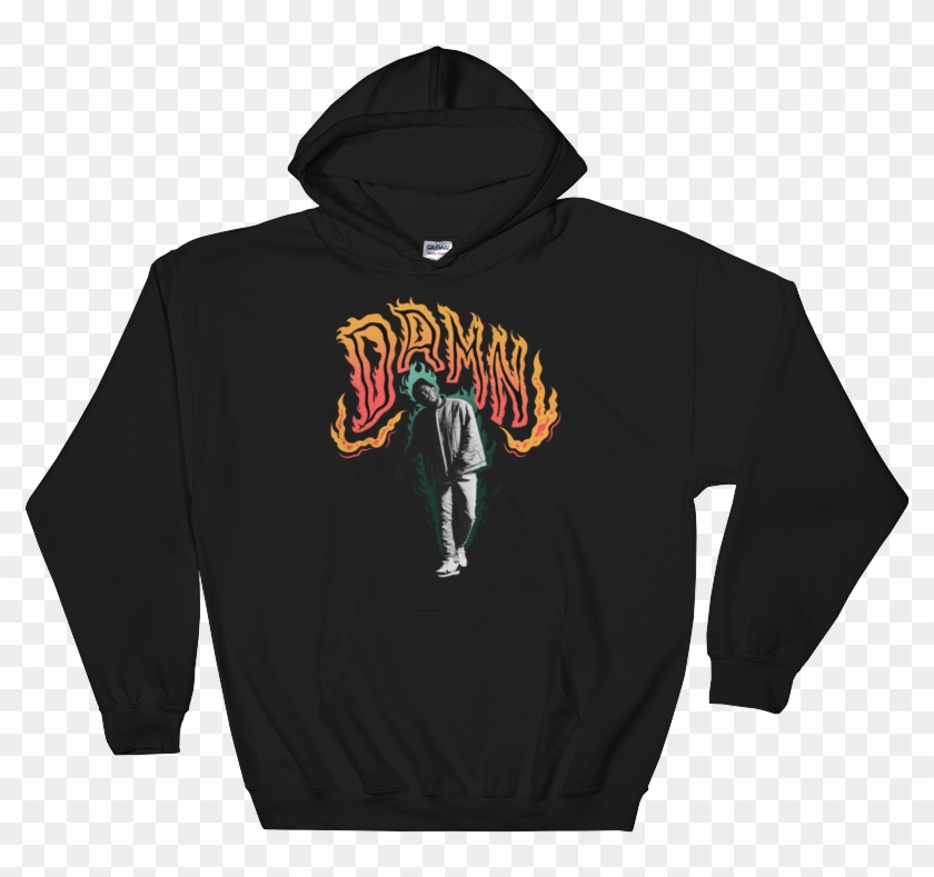 Kendrick Lamar Flames Hoodie - Chat Nigga, HD Png Download - 1000x1000 ...