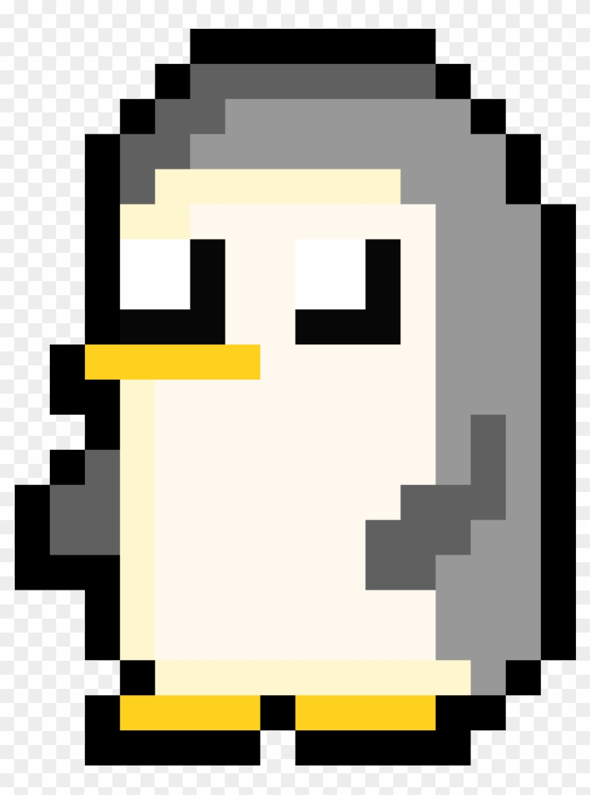 Penguin Minecraft Pixel Art Steve Hd Png Download 1050x1400 Pngfind