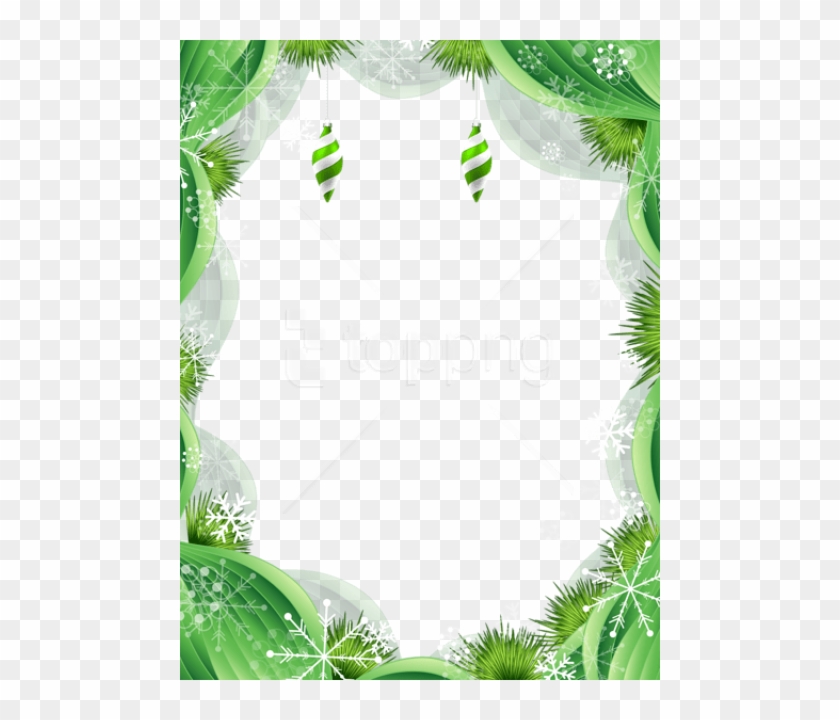 Free Png Christmas Green Frame Background Best Stock - Green Frames Png,  Transparent Png - 480x640(#3275095) - PngFind