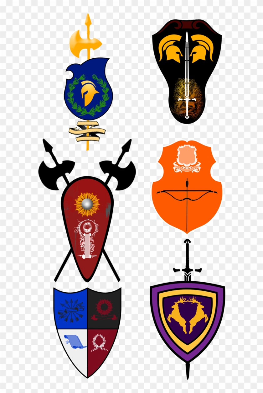 Adoptable Shield Crest Logo Set 2 By Wolfspirit1993 Emblem Hd Png Download 673x1187 3278773 Pngfind - black falcon crest roblox