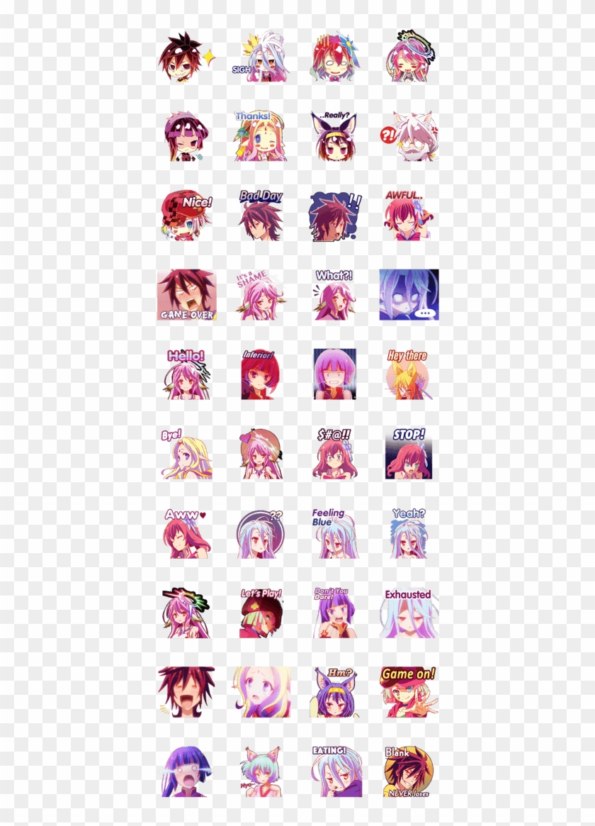 Official No Game No Life ノー ゲーム ノー ライフ Line スタンプ Hd Png Download 4x1121 Pngfind