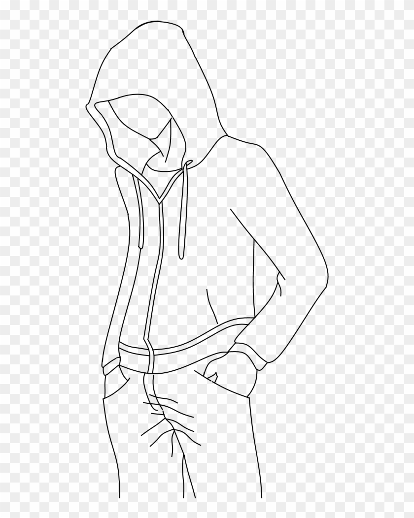 Outline For Hoodie Designs Drawing Base Manga Drawing  Sketch HD Png  Download  900x10253346475  PngFind