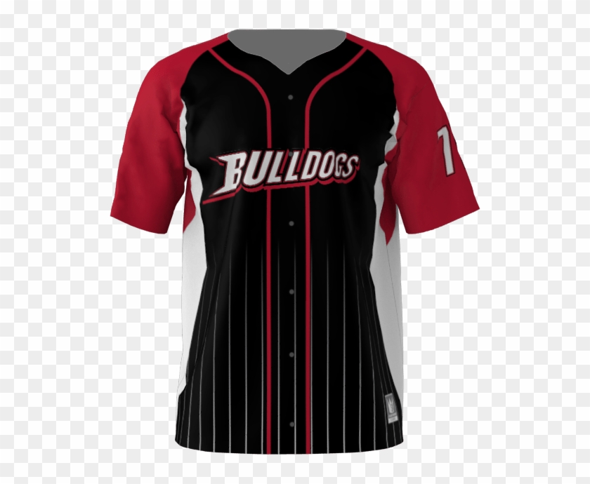 Bulldogs Custom Dye Sublimated Full Button Baseball - Baseball Uniform ...