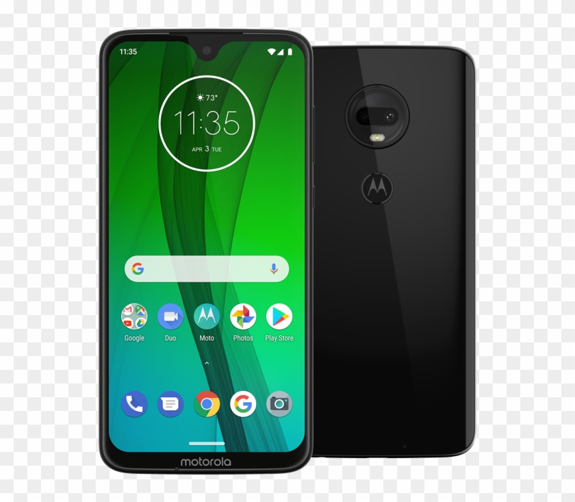 Moto G7 In White Moto G7 In Black - Moto G7 Is The Latest Phone, HD Png ...