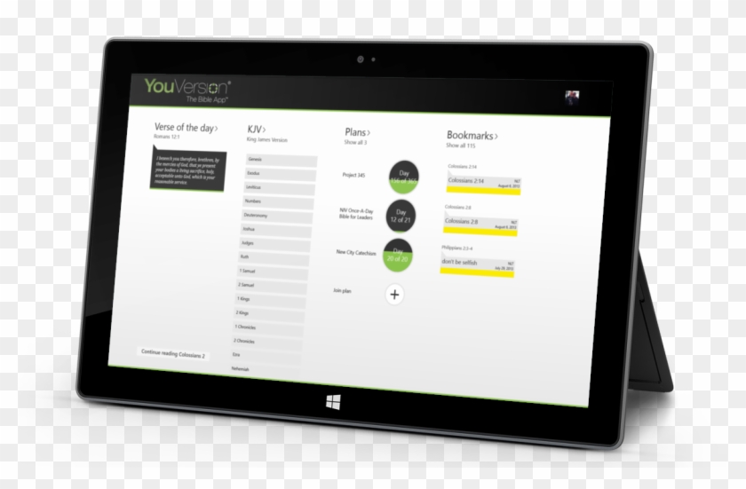 The All New Bible App For Windows You Version Tablet Hd Png Download 1151x7 Pngfind