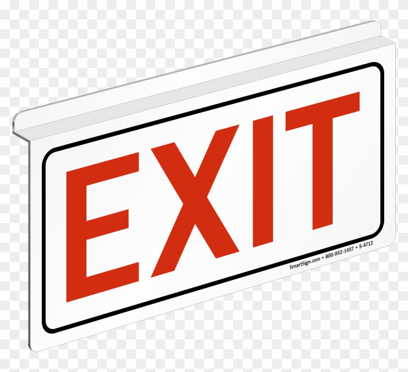 Zoom, Price, Buy - Exit Sign With No Background, HD Png Download ...