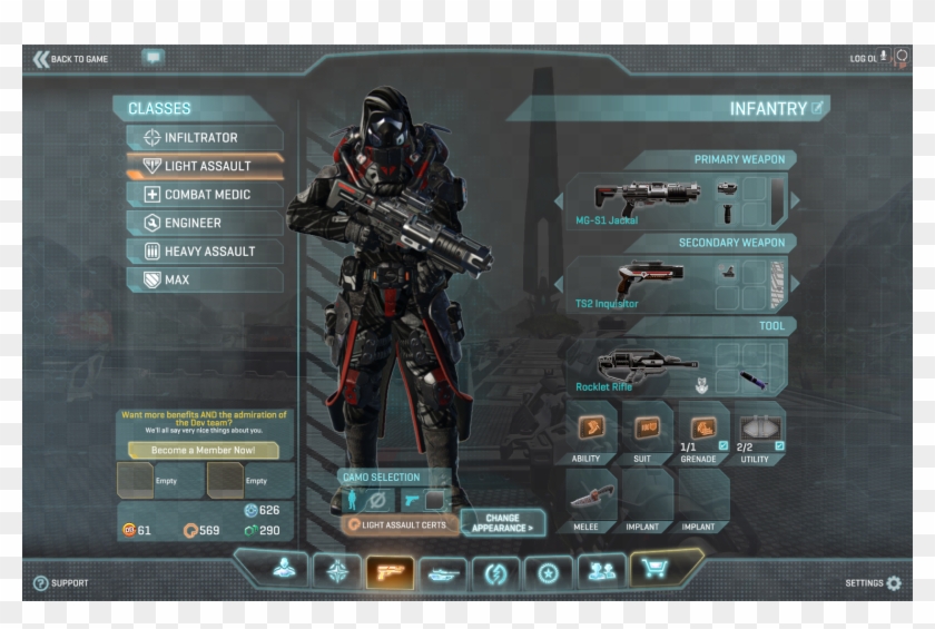 Pic 3 - Planetside 2 Ava Armor Female, HD Png Download - 1680x1050 ...