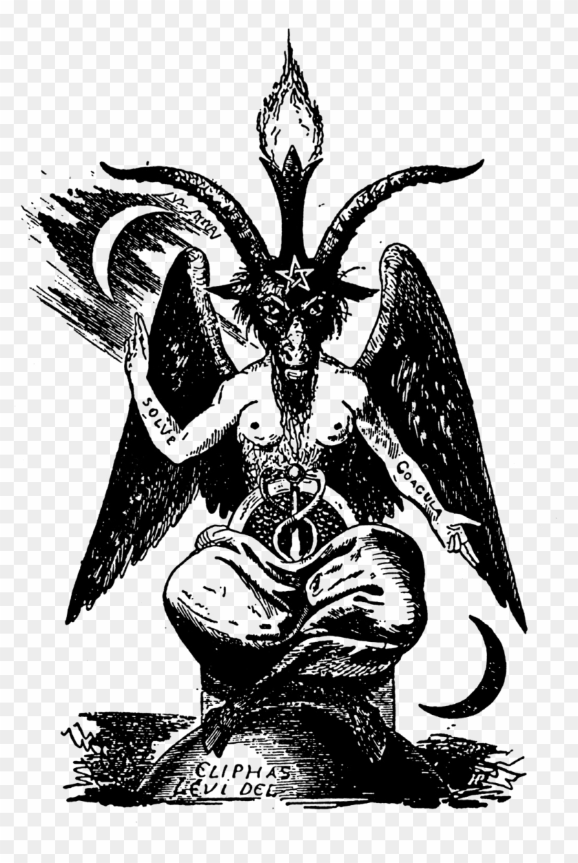 Figurativo, Arte Satânica, Simbolos Alquimicos, Símbolos - Baphomet Png ...