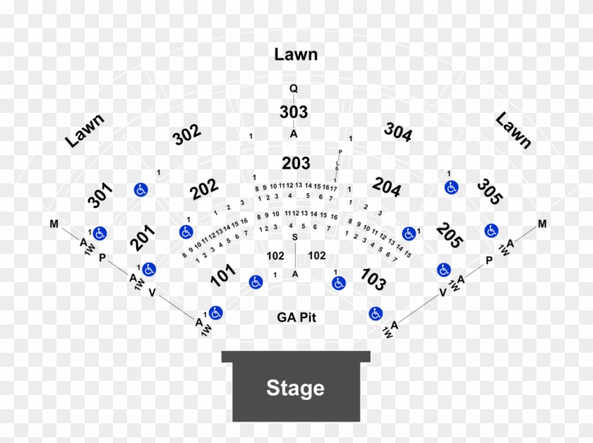 mattress firm amphitheater seating chart with seat numbers
