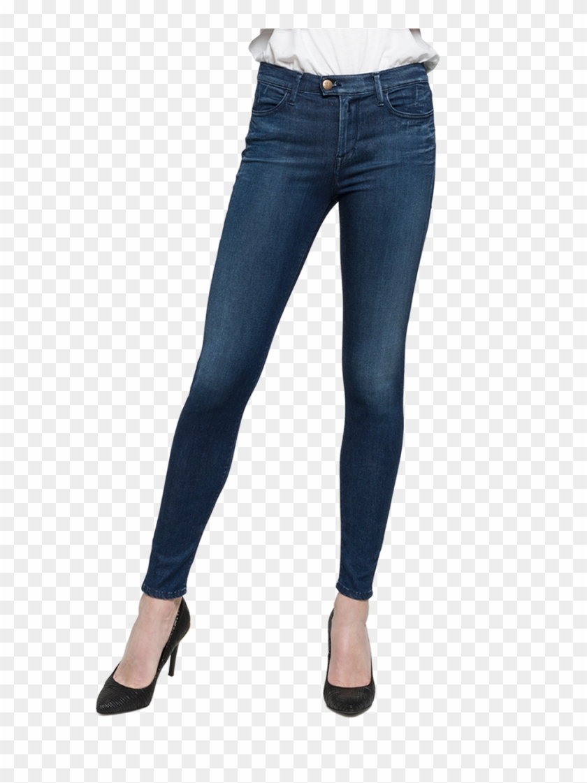 Replay Wa641 Super Skinny-fit Touch Jeans Medium Dark - Jeans Mit Biese ...