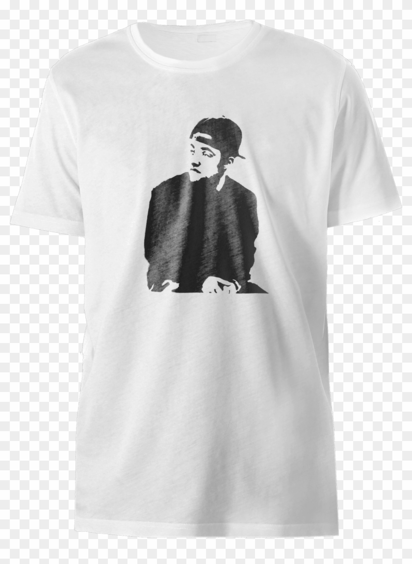 Mac Miller T-shirt - Monochrome, HD Png Download - 1911x2528(#3495199 ...