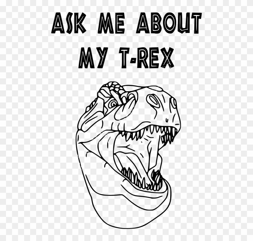 Download T Rex Head Svg Hd Png Download 500x720 3525733 Pngfind