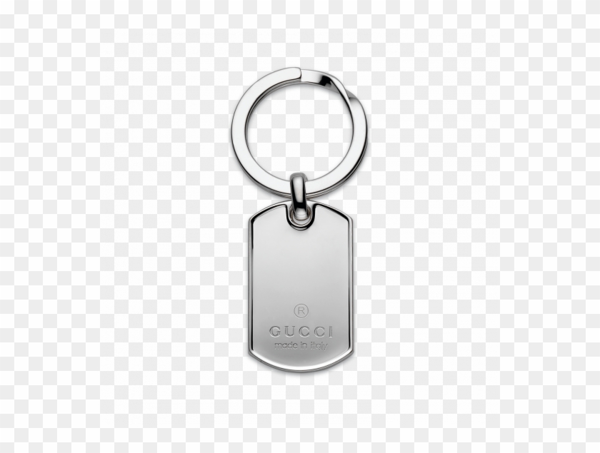 Gucci Dogtag Keyring Ybf250935001 - Gucci Dog Tag Keychain, HD Png ...