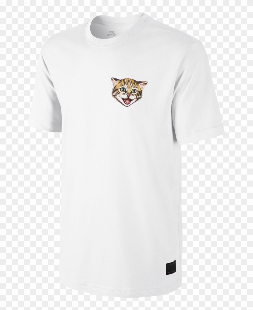 Geometría Extracto emocional Nike Sb Cat Scratch 15 Men's T-shirt Size Medium - Collar T Shirt Printing,  HD Png Download - 657x950(#3586587) - PngFind