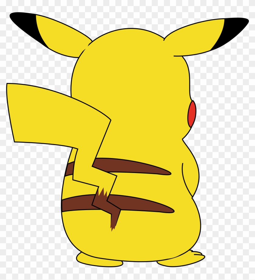 Pikachu's Back Shirt By Amayaxsin - Pikachu Back Sprite Gif, HD Png ...