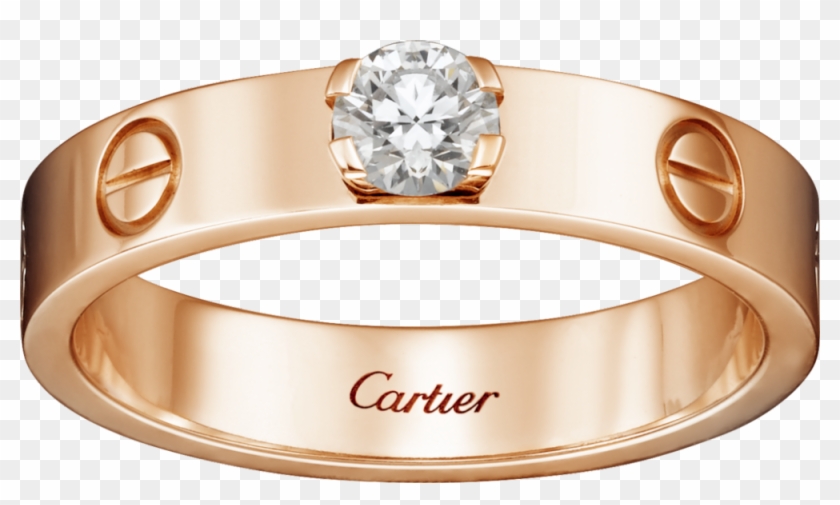 cartier love ring with solitaire