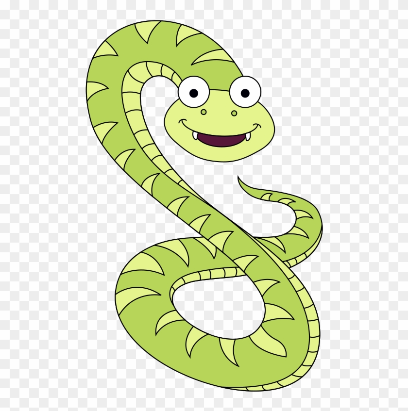 Snake Clipart Image- Vector Cute Snake - Lovely Snake, HD Png Download ...