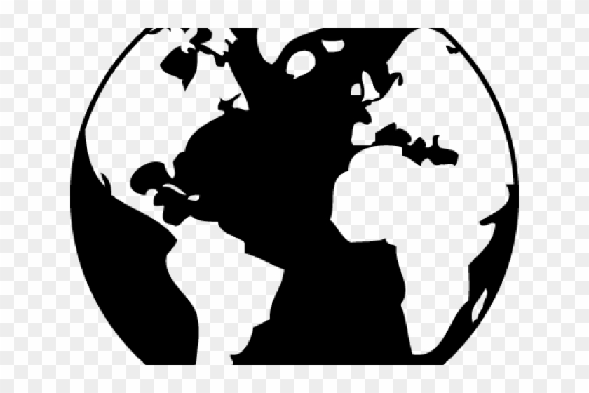 Planet Earth Clipart Black And White Black And White Earth Png Transparent Png 640x480 Pngfind