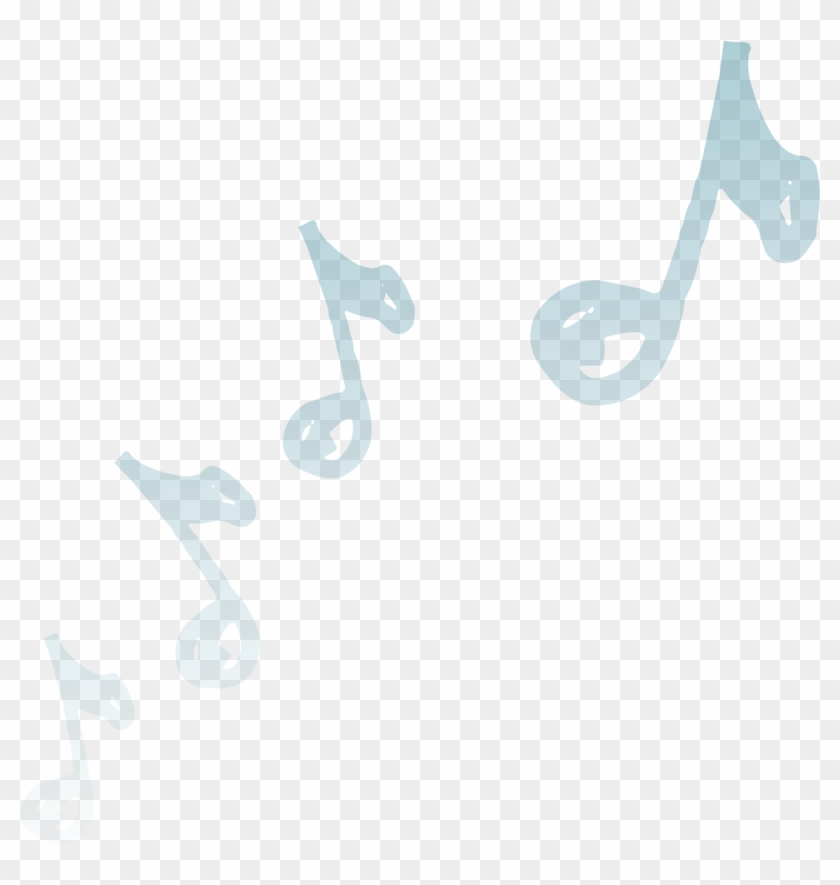 blue music notes png