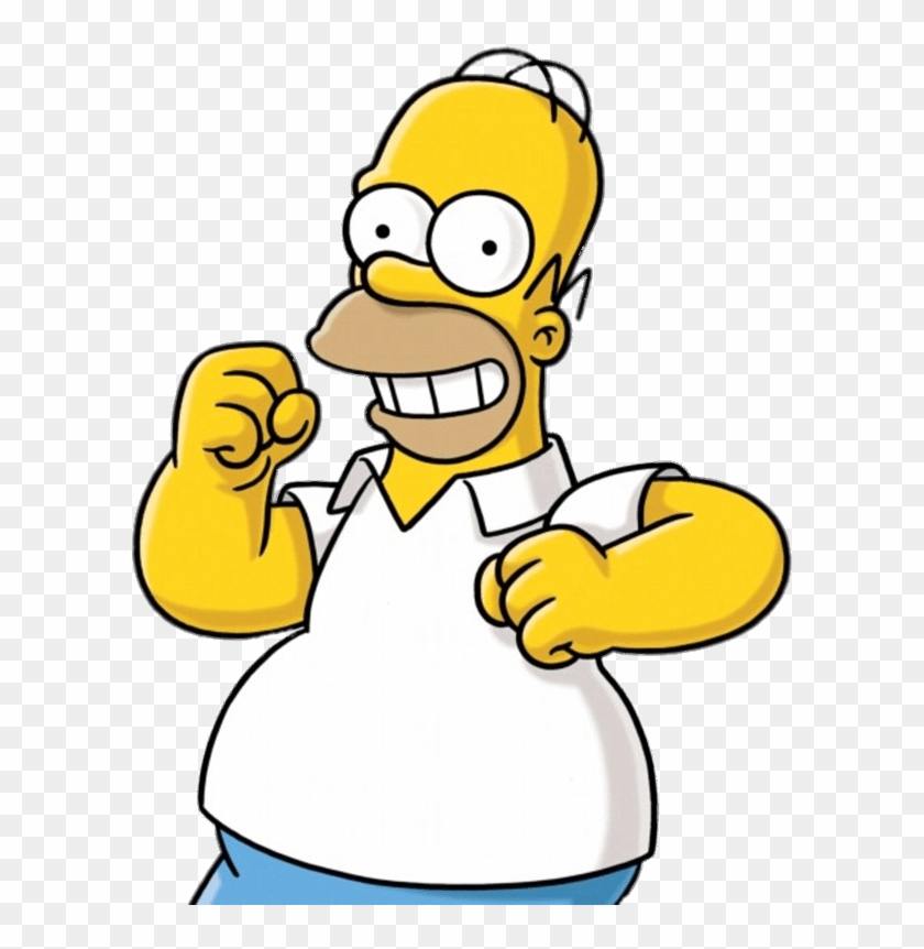 Homer Simpson Happy - Homer Simpson, HD Png Download - 634x782(#370584 ...
