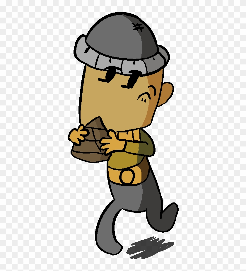 Thief Dupe In A Beanie - Cartoon, HD Png Download - 1500x1200(#3722443