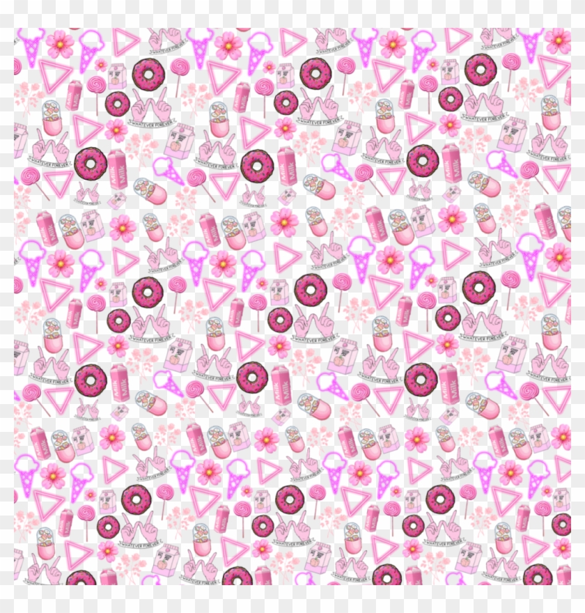 Tumblr Pink Rosa Flowers Flores Leche Milk Donuts Icecr Hd Png Download 1024x1024 3750003 Pngfind