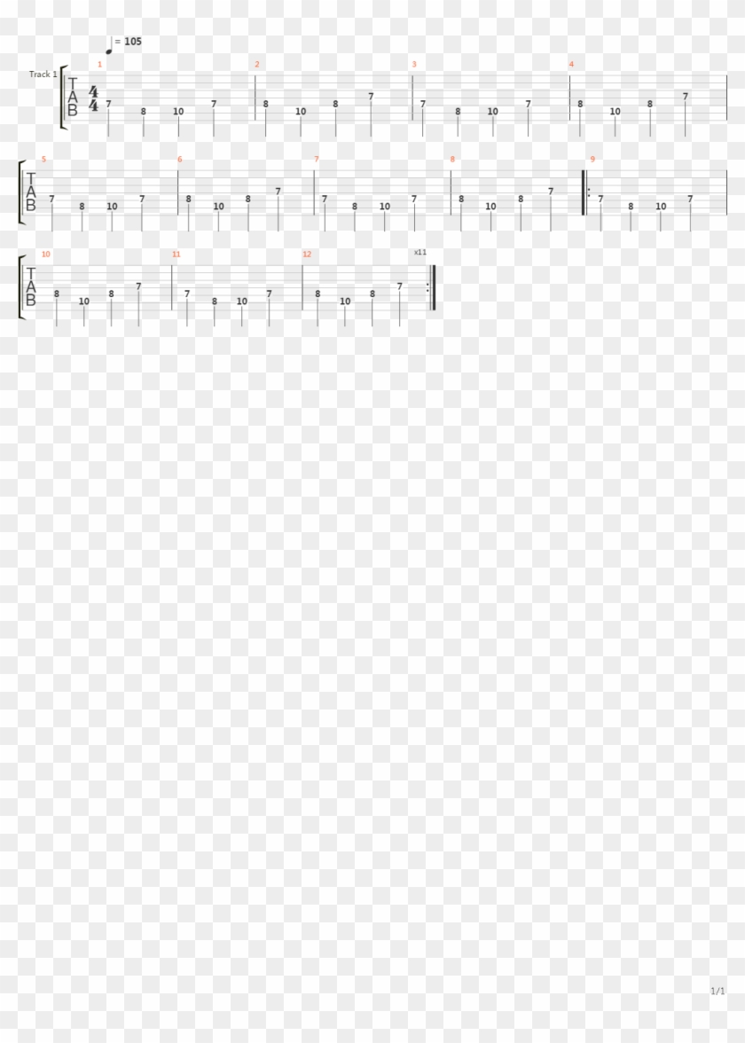 Hold op modstand Inhibere Gucci Gang - Sheet Music, HD Png Download - 1110x1570(#3788565) - PngFind