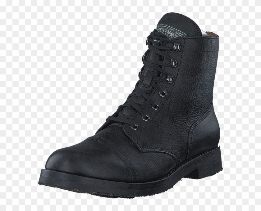 ralph lauren black boots mens