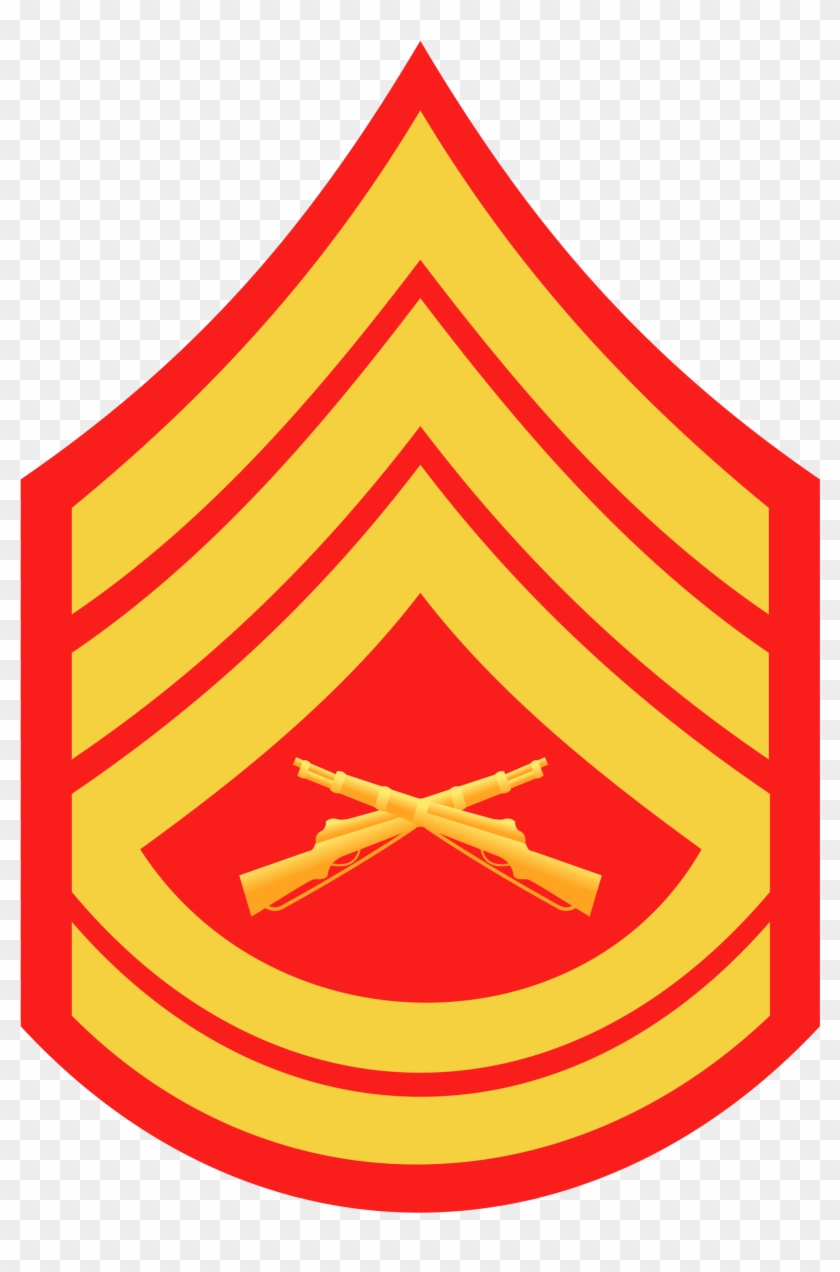 Gunnery Sergeant - Sergeant Major Usmc Rank, HD Png Download ...