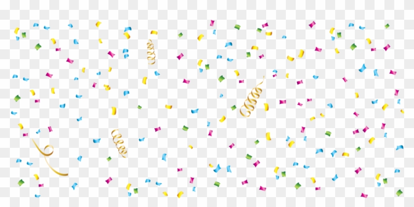 Confetti Clipart 3 Free Summer - Transparent Transparent Background  Confetti Png, Png Download - 1024x464(#389069) - PngFind