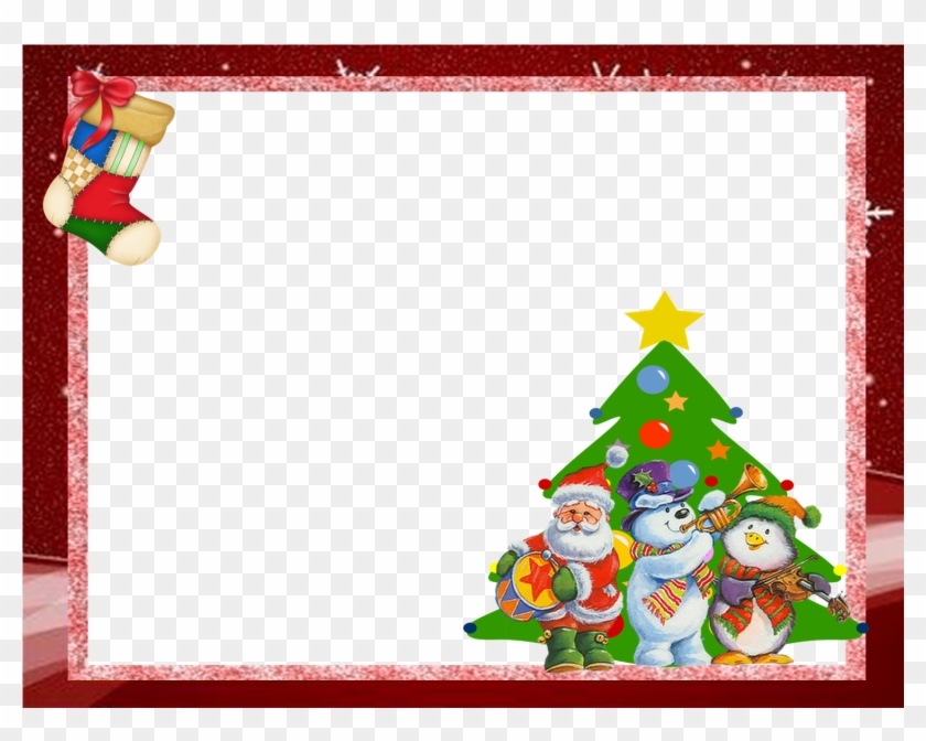 Christmas frame PNG  Moldura de natal png, Letras de natal