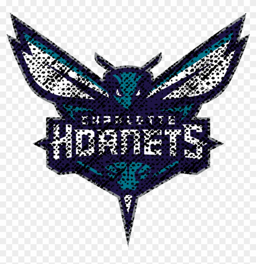 Download Charlotte Hornets 2015-pres Primary Logo Distressed ...