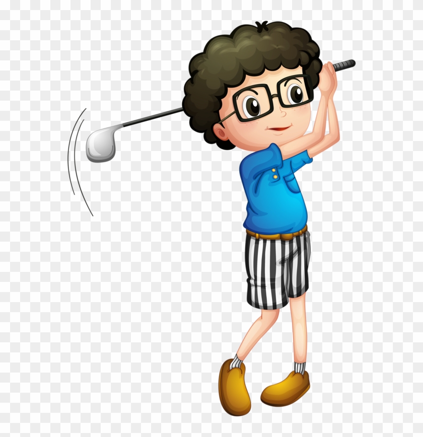 Golf Clipart , Png Download - Golf Oynayan Çocuk Karikatür, Transparent ...