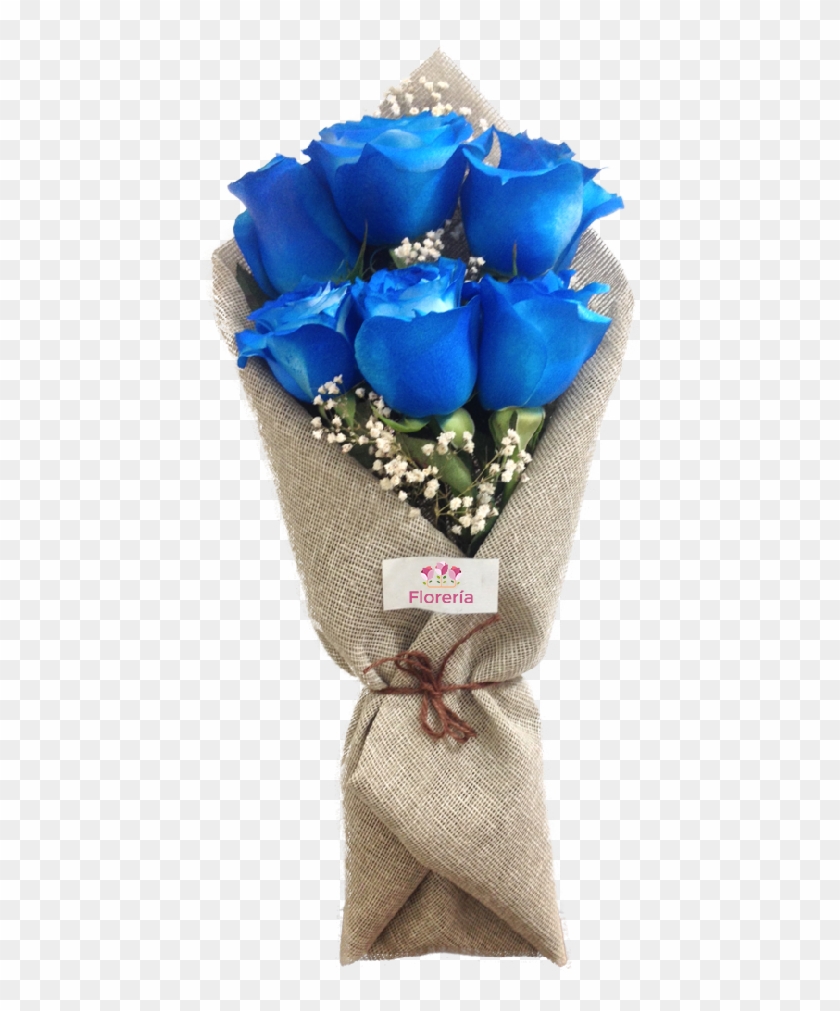 Ramo 6 Rosas F6 - Blue Rose, HD Png Download - 440x931(#3882019) - PngFind