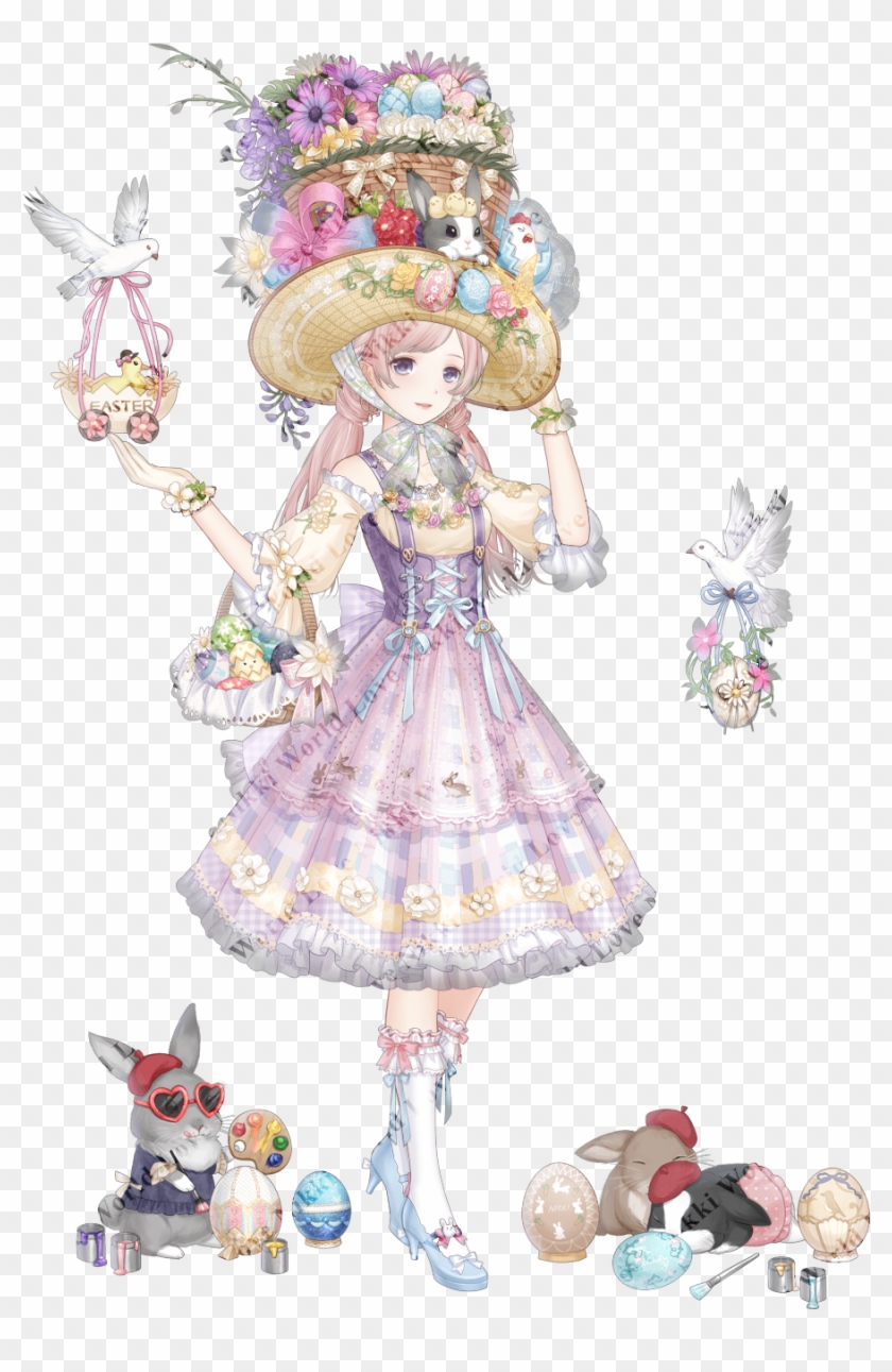 Festival Spring Fantasia Love Nikki Easter Bunny Hd Png Download 996x1447 Pngfind