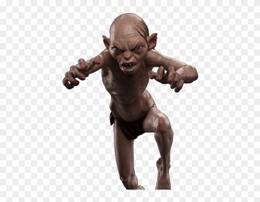 Gollum Enraged Scale Statue Hd Png Download X Pngfind