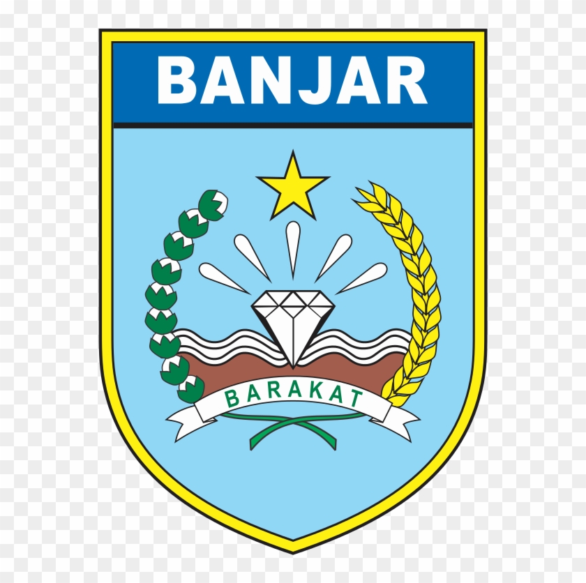 Coats Of Arms Of Banjar Regency - Banjar Regency, HD Png Download ...