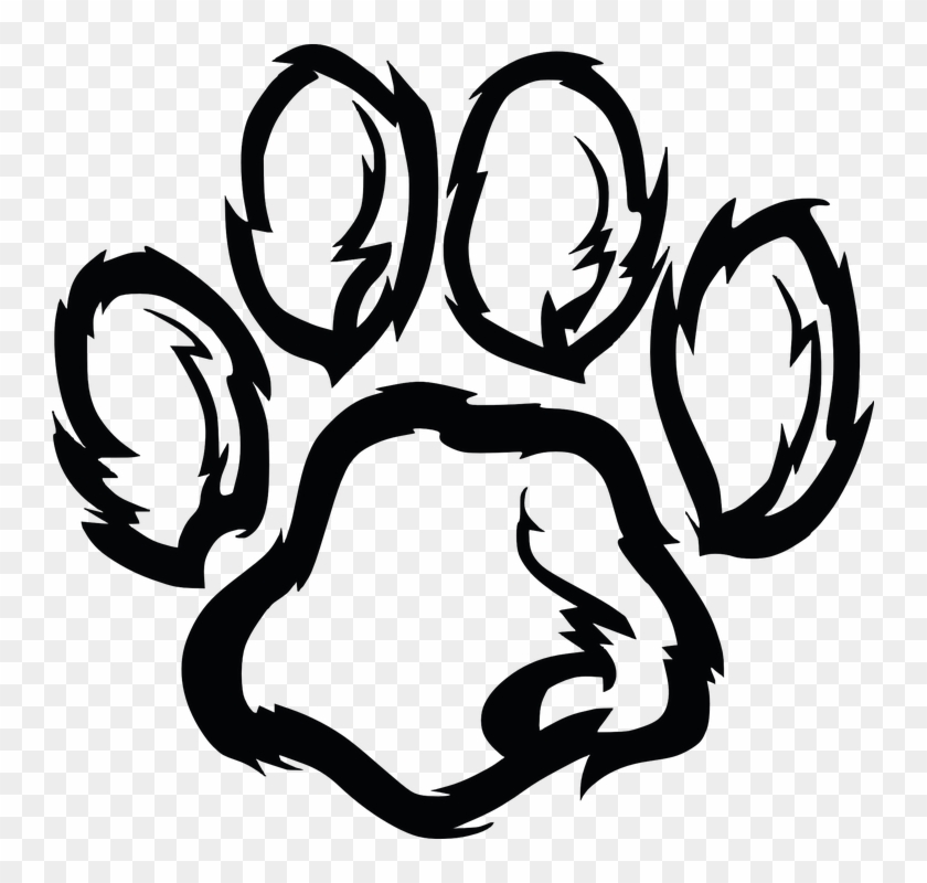 Download Furry Paw Print Hd Png Download 745x720 40311 Pngfind