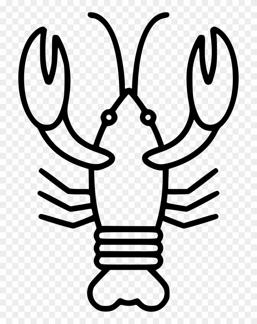 Png File Svg Crayfish Black And White Clipart Eazy Transparent Png 722x980 42736 Pngfind