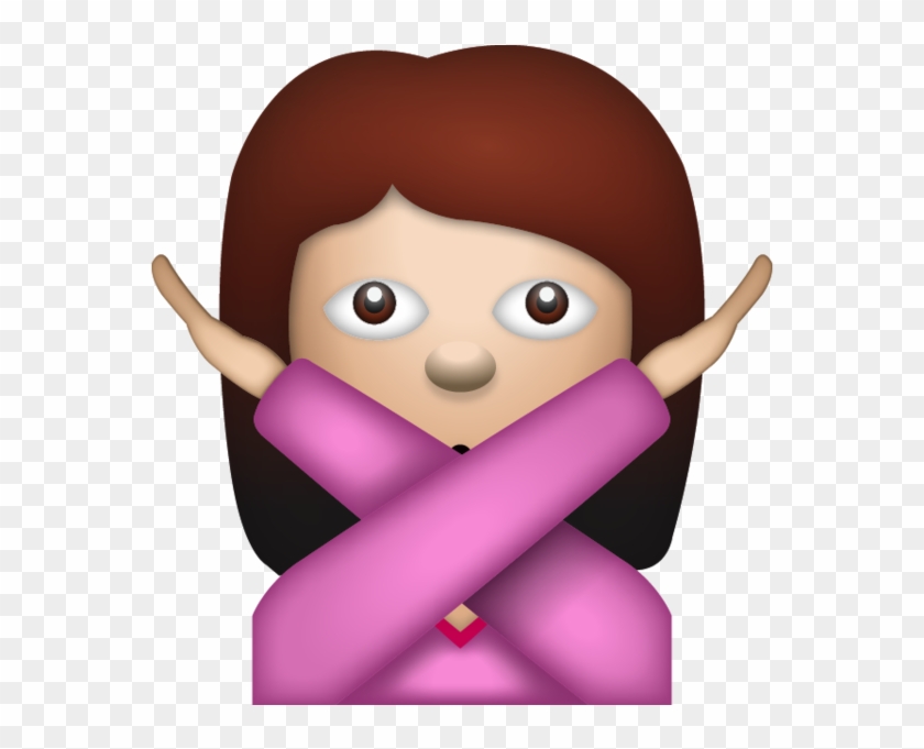 No Emoji Png - Girl Crossing Arms Emoji Transparent, Png Download