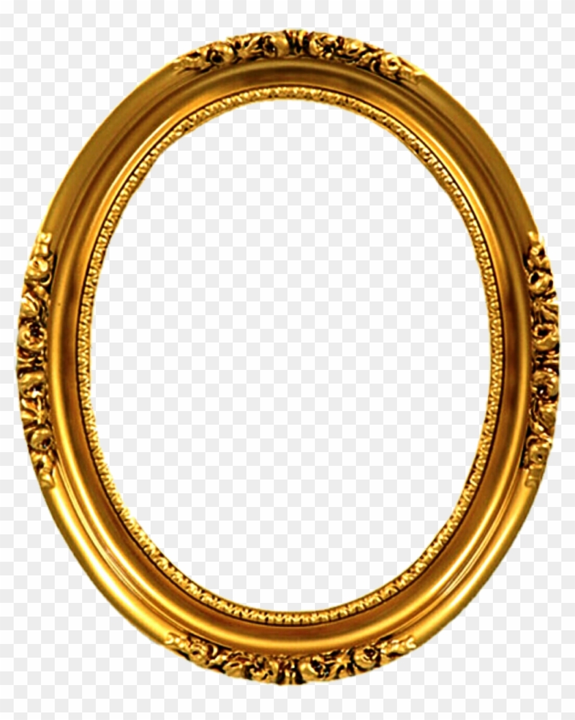 Golden Oval Frame PNG Transparent Images Free Download, Vector Files