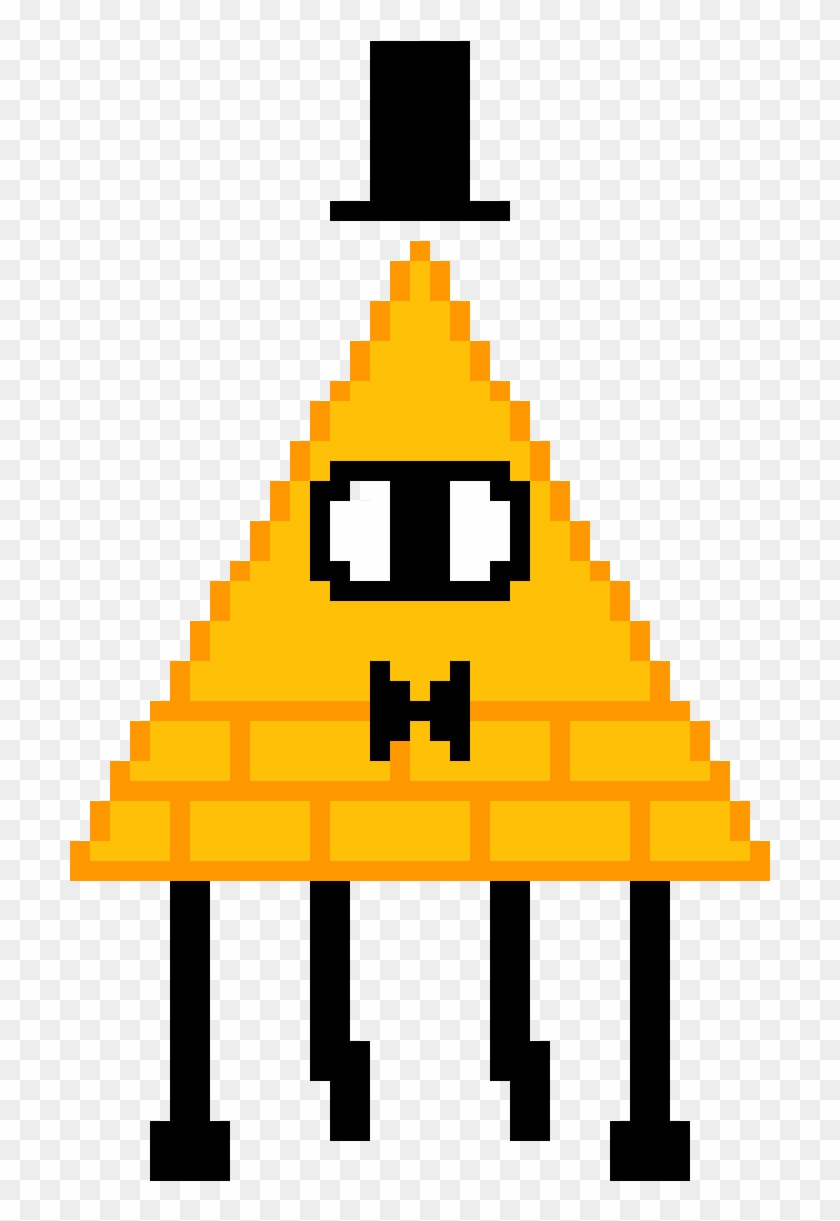 Bill Cipher Pixel Art Grid - photos and vectors