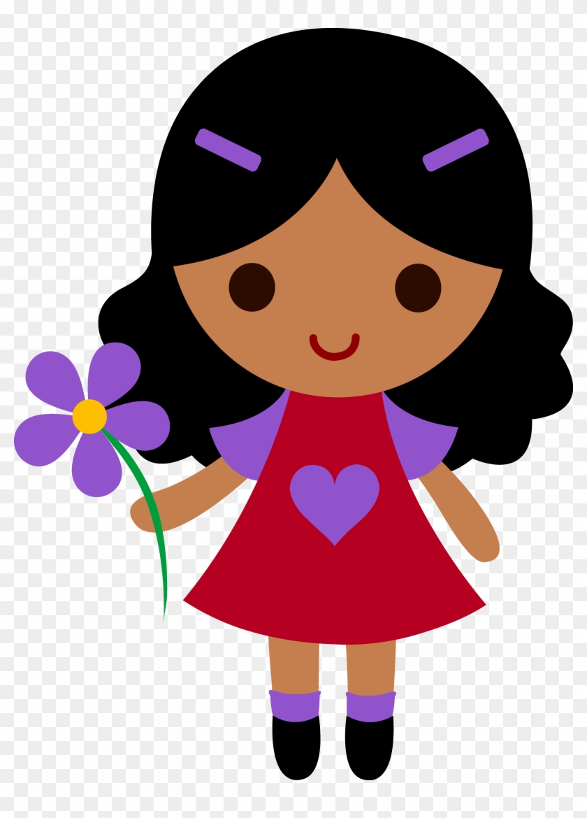 Cute Cartoon Girl Transparent Picture Mart Png - Girl Clipart, Png Download  - 4451x5988(#407873) - PngFind