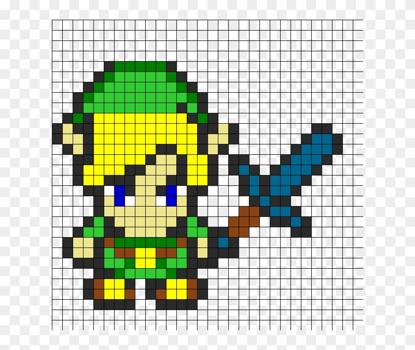 Legend of Zelda Link Perler Perler Pattern Zelda Vector 