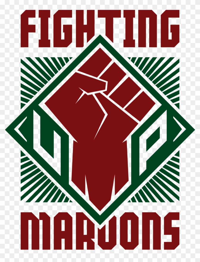 Up Fighting Maroons - Up Fighting Maroons Logo, HD Png Download ...